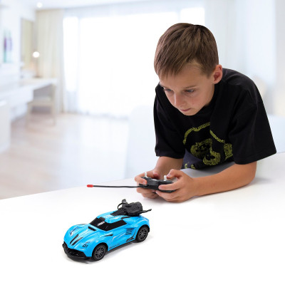 Радиоуправляемая игрушка Sulong Toys Spray Car - Sport (голубой, 1:24, свет, функция туман) (SL-354RHBL) Винница - изображение 8
