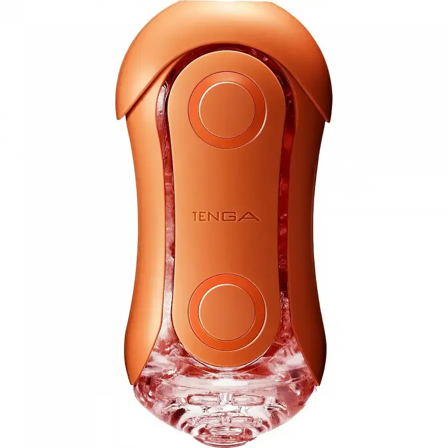 Мастурбатор Tenga Flip Orb — Sunset Orange, з можливістю зміни тиску та стимулювальними кульками всередині Львів - фото 4