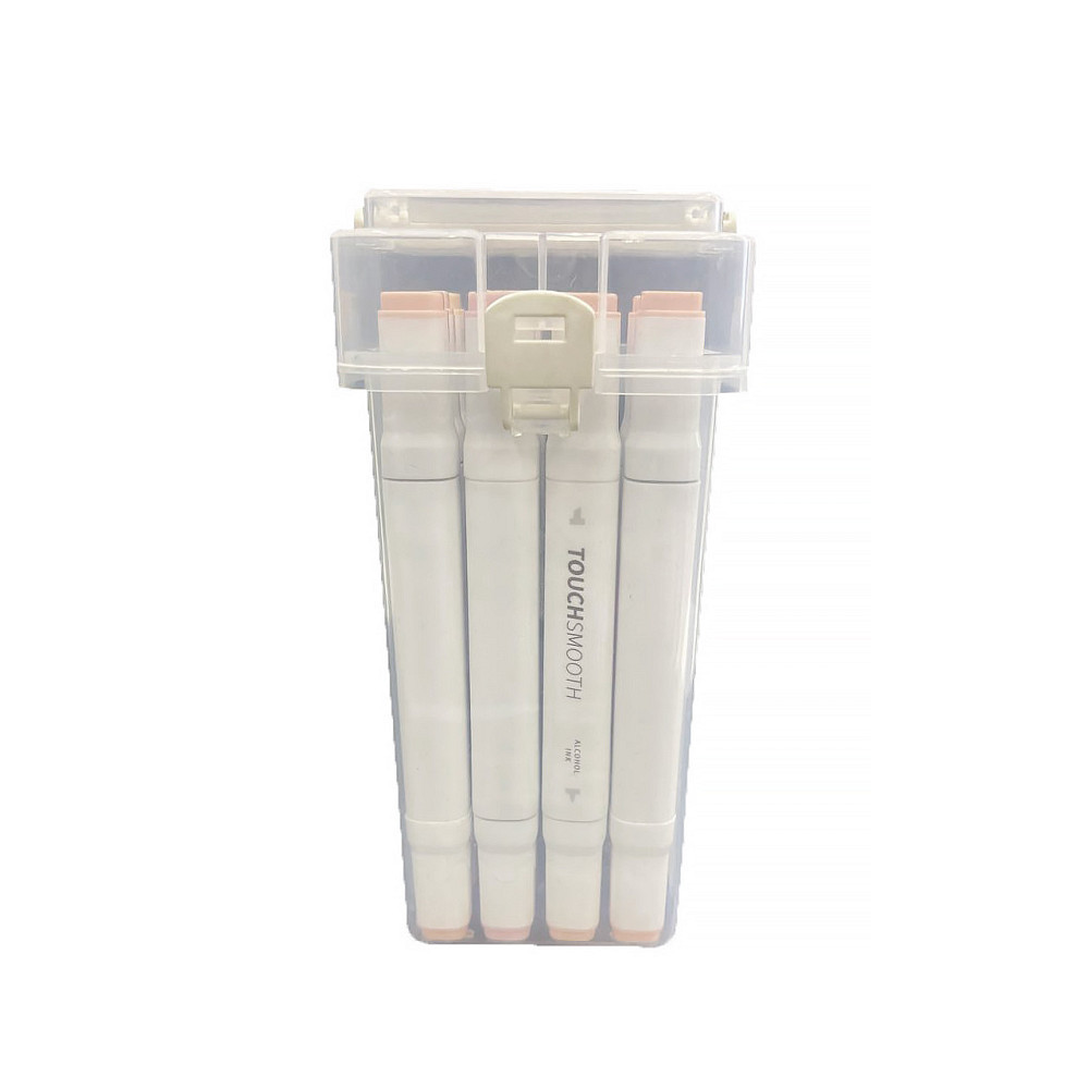 Маркери TOUCH 12 кольорів набір двосторонніх тіньових маркерів на спиртовій основі колірна палітра НА ВИБІР Кам'янець-Подільський - фото 8