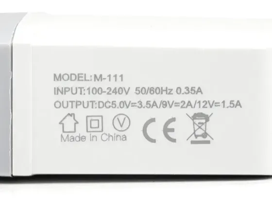 Зарядний пристрій 220В 3,5А QC3.0 USBx1 Fast Charger M-111 Київ