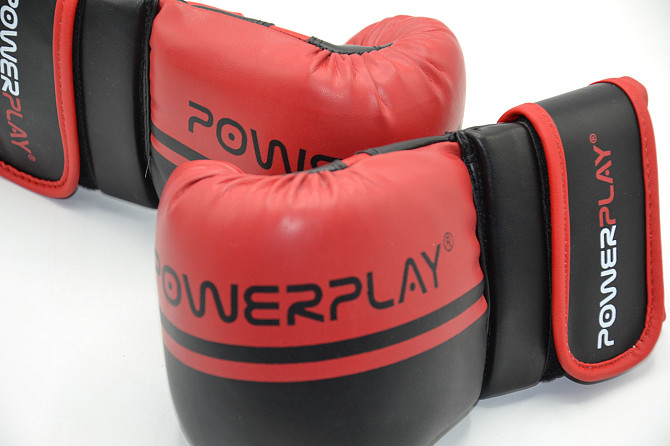 Снарядні рукавиці PowerPlay 3025 Чорно-Червоні S Кам'янське - фото 9