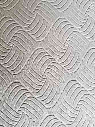 Шпалери вінілові Lutece Melody 51197308 геометрія смуги фігури структурні кави світло-сірі Київ