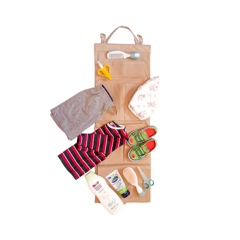 Подвесной органайзер для шкафчика в детский сад E002-beige (бежевый) Сумы - изображение 1