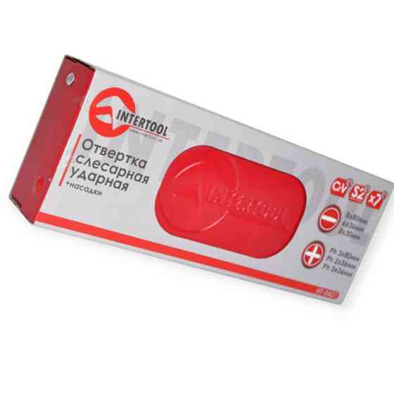 Отвертка с битами ударно-поворотная 1/2 + 6 бит S2 (металл.футляр) Prof Мукачево