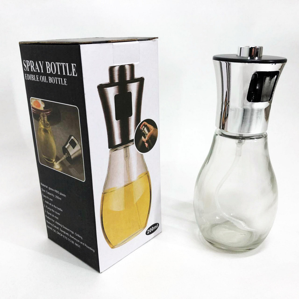 Кухонный флакон для масла пульверизатор Benson Big 200 мл, Емкость для оливкового масла и уксуса HO-89 Львов - изображение 12