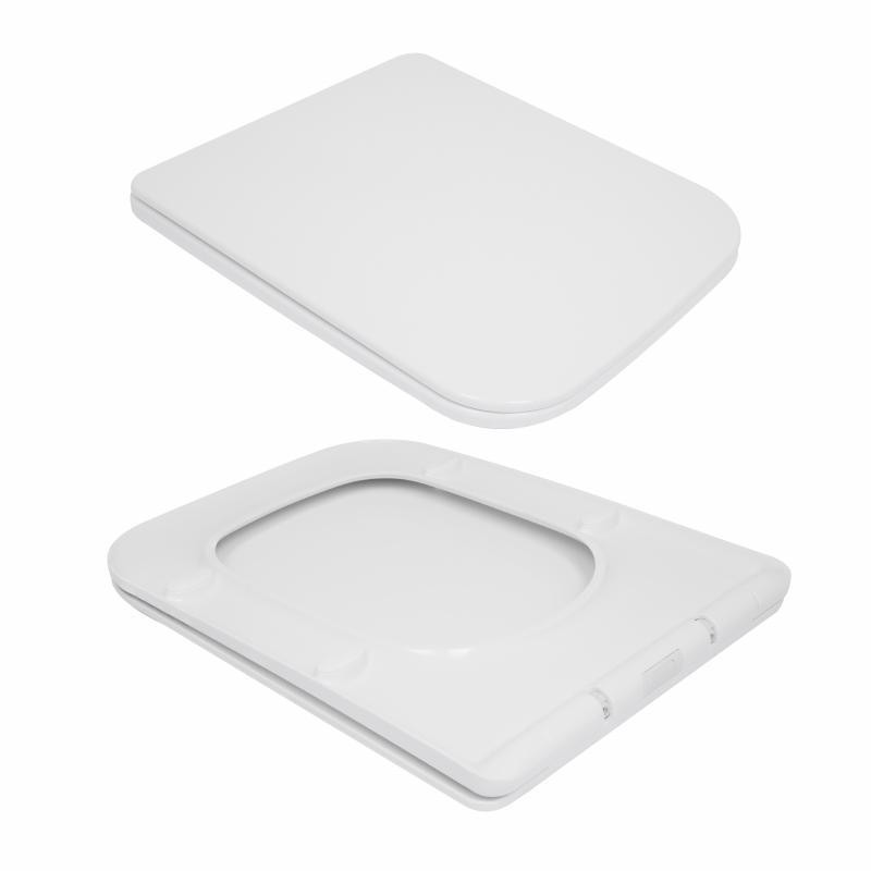 Унітаз підлоговий Qtap Crow Ultra Quiet безобідковий із сидінням Soft-close QTCRO27W51028 Київ - фото 8