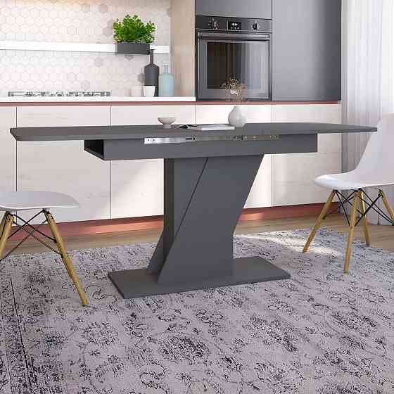 Обідній стіл розкладний LION Грейс Антрацит (LION-045001) ТОП Дніпро