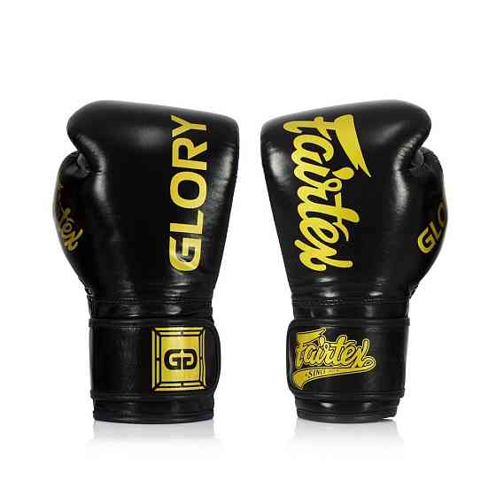 Боксерські рукавиці Fairtex BGVG1 Black 16 унцій (бинти в комплекті) Каменское