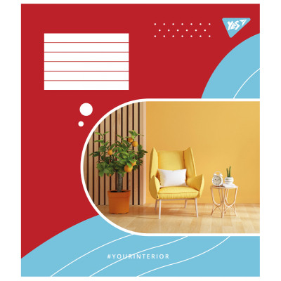 Зошит Yes Your interior А5 96 аркушів лінія (767182) Вінниця - фото 2