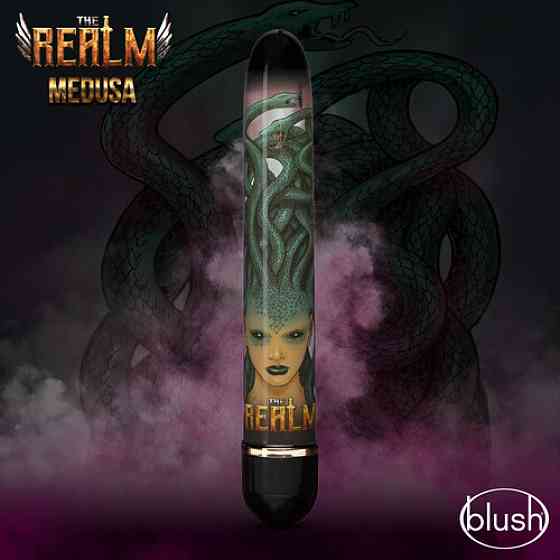 Вибратор Дамский пальчик Blush The Realm Medusa черно-зеленый Sex Aura Киев