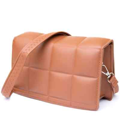 Сумка Vintage Горизонтальна м'яка зі шкірозамінника Коричнева (sale_14909) Вінниця