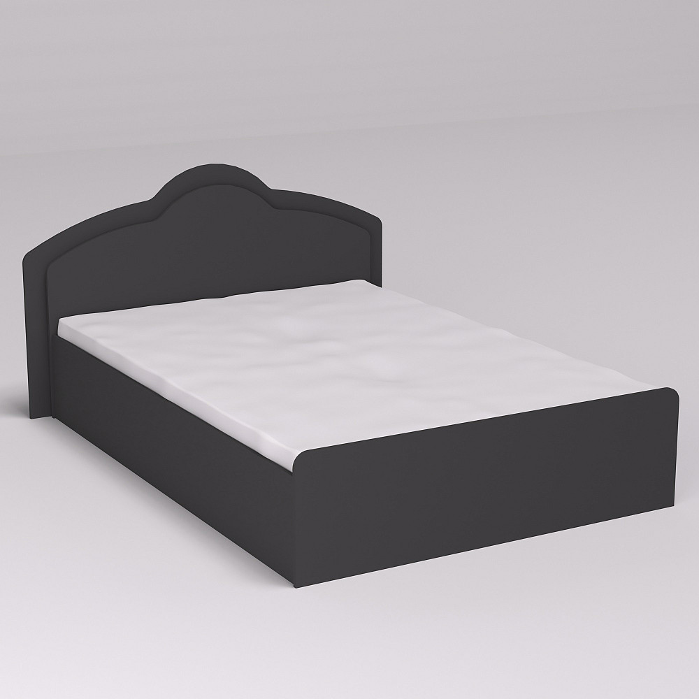 Ліжко Діана двоспальне, Антрацит, 2048х1410х1030 Львів - фото 1