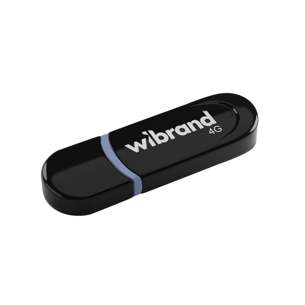 Флешка flash Wibrand USB 2.0 Panther 4Gb Black WI2.0 / PA4P2B Одеса - фото 1