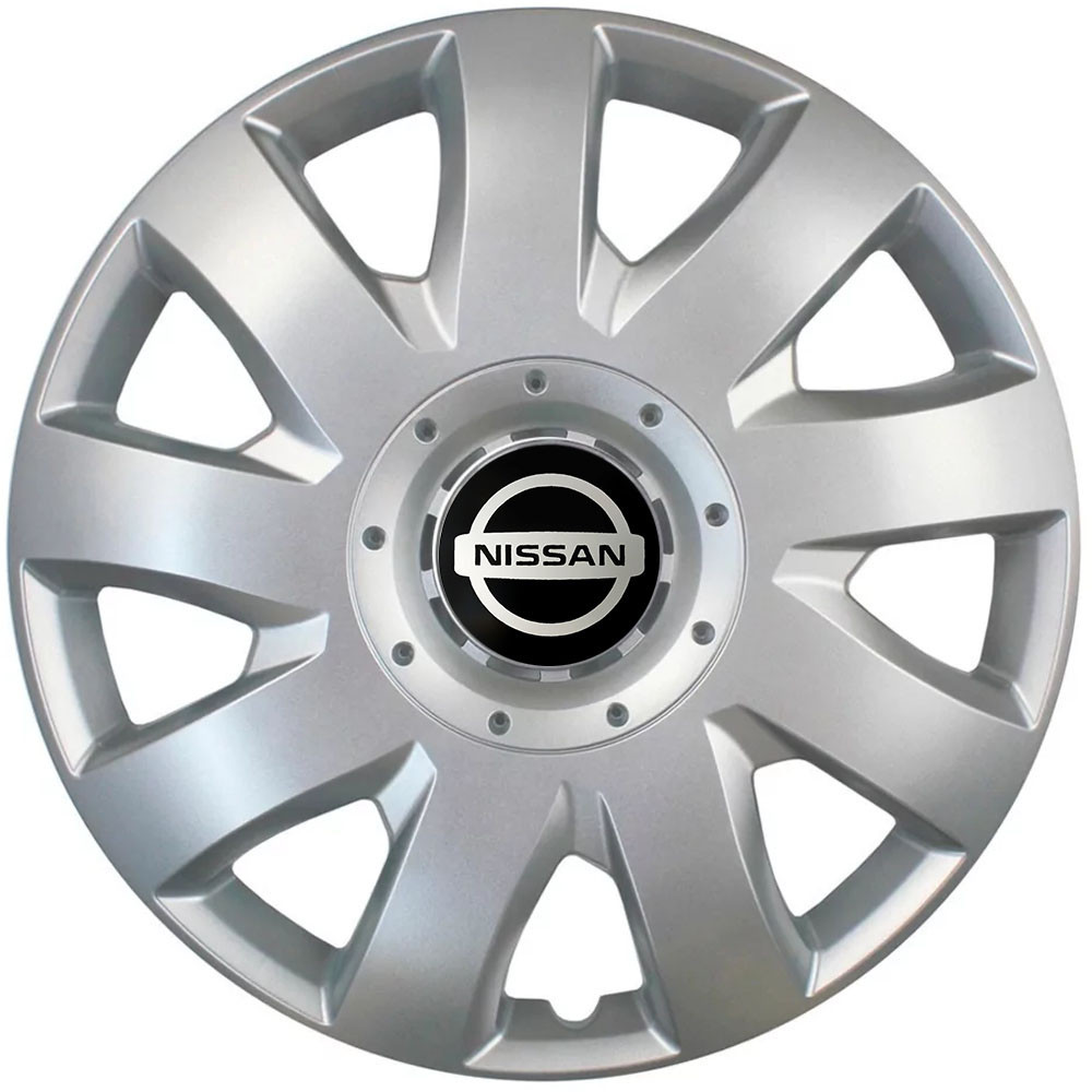 Автомобильные модельные колпаки R15 Nissan 311 4шт, SJS, серебряные Киев - изображение 1