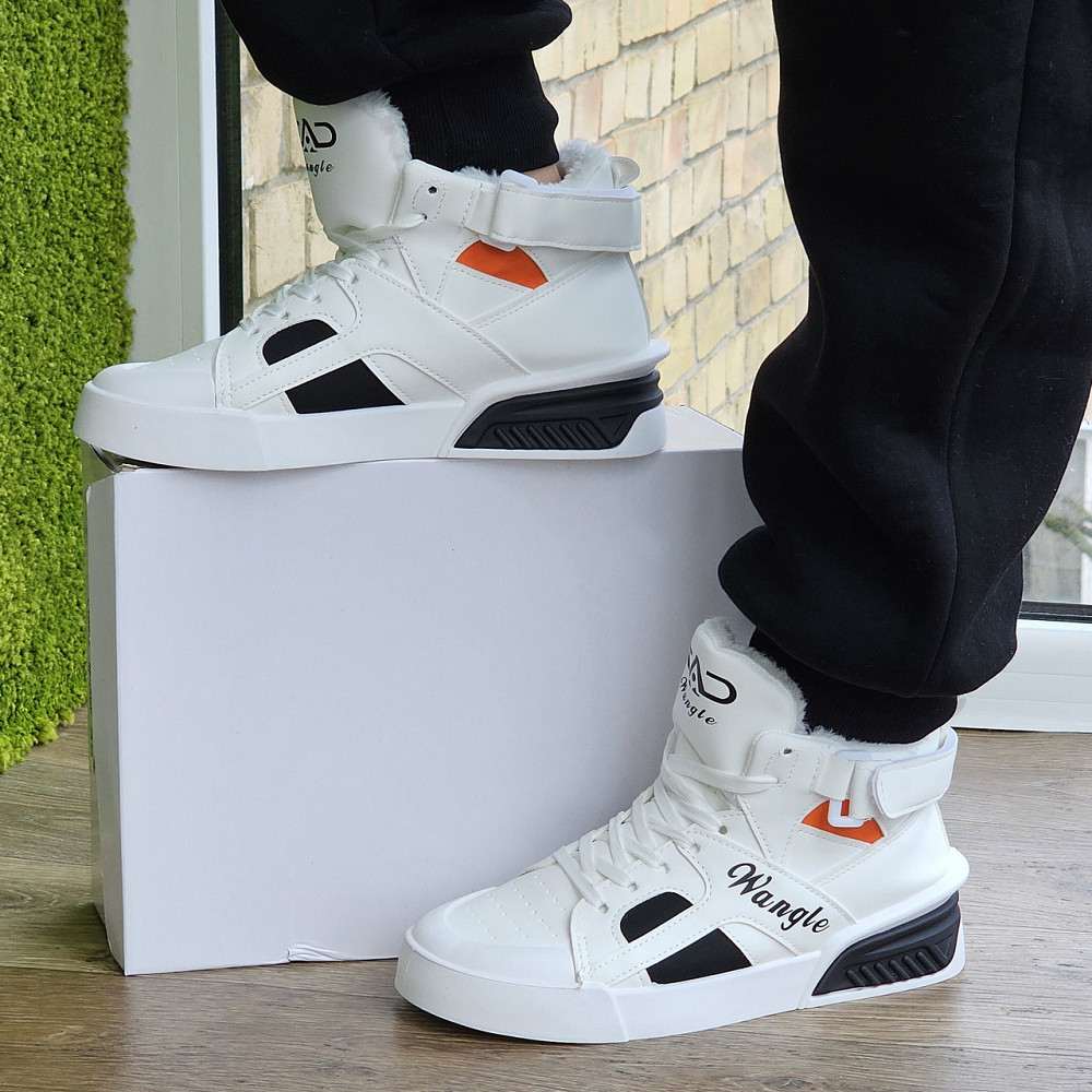 Жіночі зимові Білі Кросівки з Мехом Снікерси Черевики (розміри: 36,37,38,39,40) Дніпро - фото 7