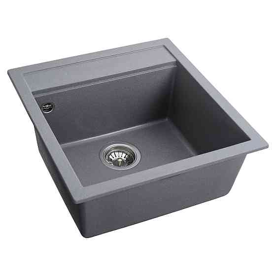 PLATINUM Гранітна мийка для кухні Platinum 5149 FIESTA матова Сірий мусон Київ