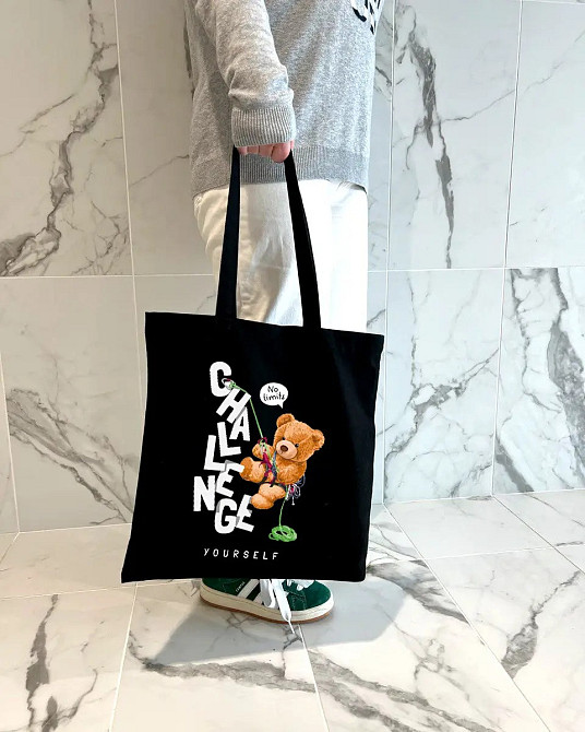 Екошопер BookOpt ВК4059 Teddy Bear (Challenge) чорний Луцк - изображение 5