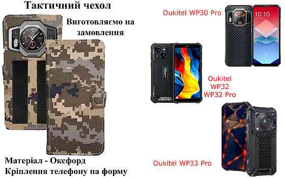 Тактический чехол для OnePlus Ace 5, OnePlus Ace 5 Pro, крепится к снаряжению на липучке Киев