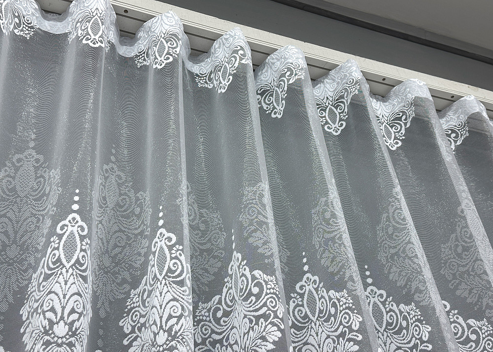 Тюль жакард "Преміум" колір білий 1678т Київ - фото 5