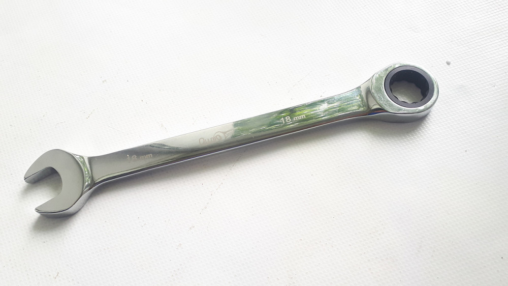 Ключ рожково-трещоточный 18 мм КТ-2081-18 Alloid Винница - изображение 1