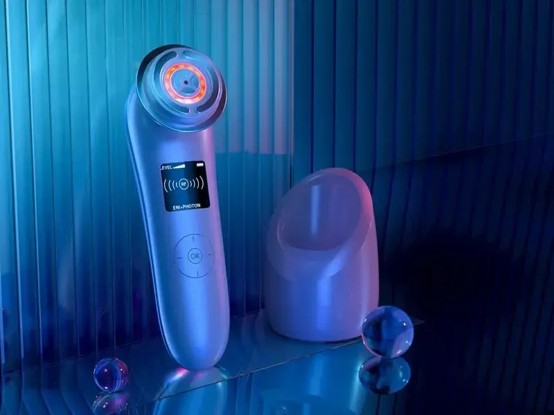 Массажер с электропорацией для лица и шеи 7в1 микротоковый + RF лифтинг + EMS стимулятор +LED+холод+ионизация Днепр - изображение 9