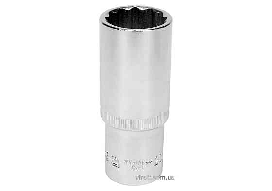 Головка торцевая двенадцатигранная длинная YATO 1/2