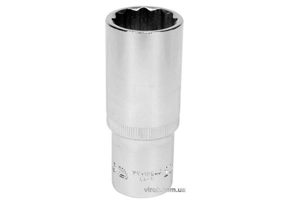 Головка торцевая двенадцатигранная длинная YATO 1/2