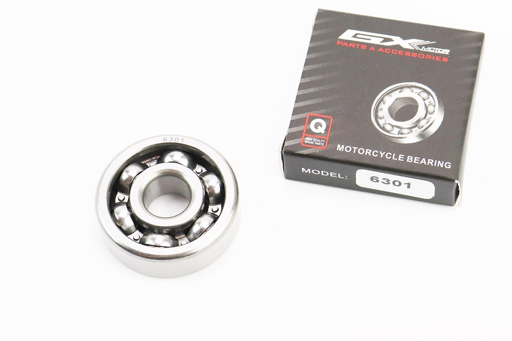 Підшипник 6301 (12x37x12) колеса заднього JH; редуктора 250cc Київ - фото 1