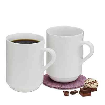 Набор чашек Kela Mattia 300 мл 2 шт White (12749) Винница