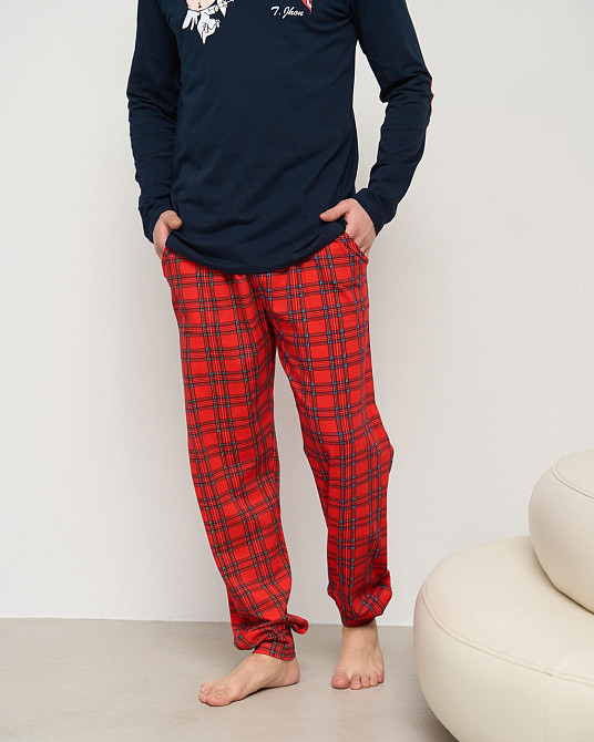 Мужская пижама хлопковая - Купидончик - Family look для пары Tom John 93431 XXL Киев - изображение 3