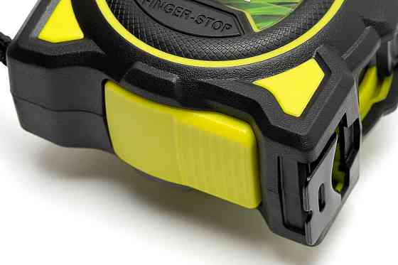 WERTVOLL Рулетка WERTVOLL 5 м×27 мм фіксатор полотна кнопка STOP покриття TPR нейлонове покритт Киев