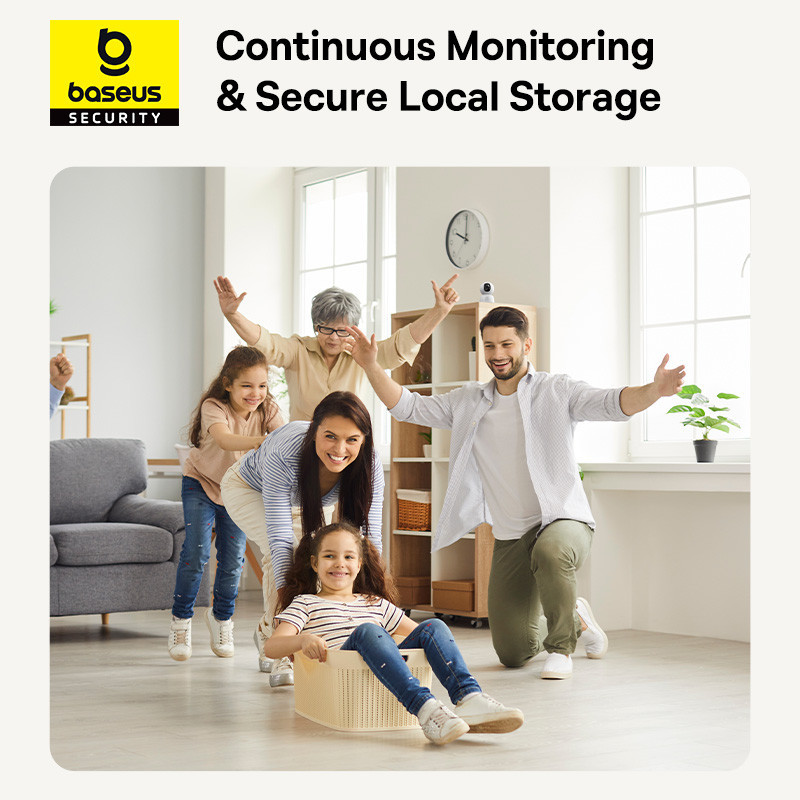 Внутрішня IP-камера відеоспостереження Baseus P1 White Київ - фото 3