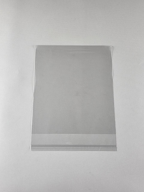 Пакеты БОПП с клейкой лентой полипропиленовые 20*23+4\25мк +скотч (1000 шт) Харьков - изображение 1