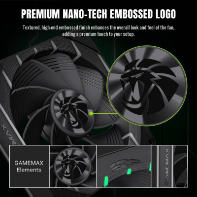 Кулер для корпуса Gamemax Tornado T12 ARGB-R Винница - изображение 2