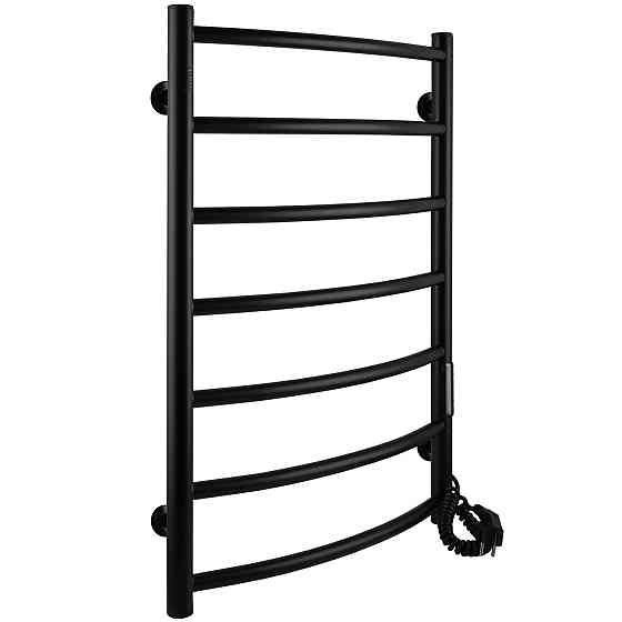 Рушникосушарка UNIO LD ЕU 700-500-7 BLK Лесенка Дуга электро черная (000029424) Киев