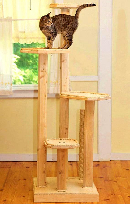 Ігровий комплекс для кішок "Маскат" бланже Миколаїв - фото 1