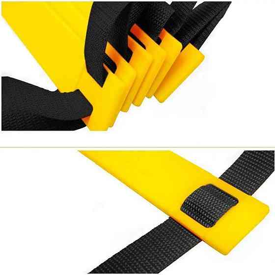 Координаційні сходи для тренування швидкості Power System PS-4087 Agility Speed Ladder Black/Yellow Каменское