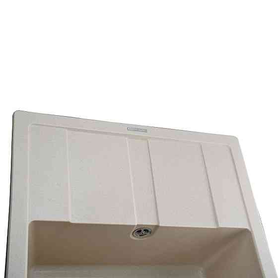 Гранитная мойка Globus Lux ONE слоновая кость 650х500мм (000021067) Киев