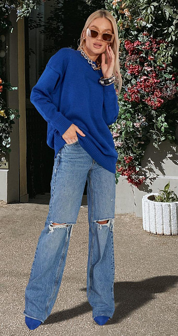 Джемпер свободный с круглым горлом (42-46) Киев - изображение 3