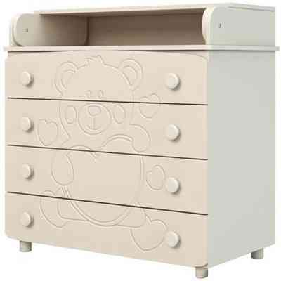 Комод-пеленатор Angelo Мишка с сердцем (айвори) 90х51х90 (14002) Винница