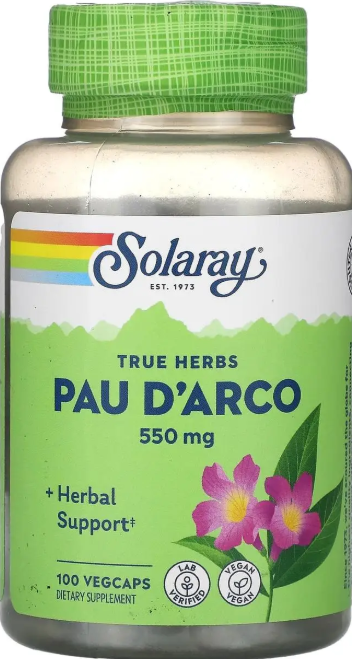 По д'арко Solaray Pau D'Arco 100 капс Киев - изображение 1