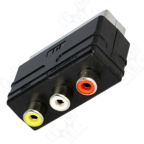 Перехідник 3RCA-SCART Вінниця - фото 1