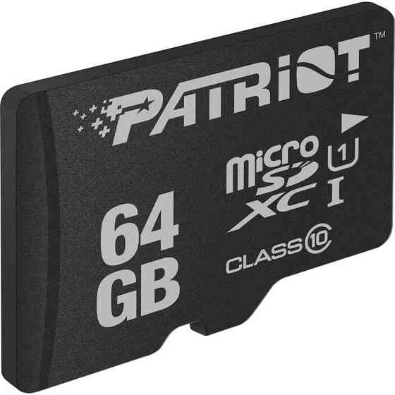 Карта пам'яті microSDXC (UHS-1) Patriot LX Series 64Gb class 10 Київ