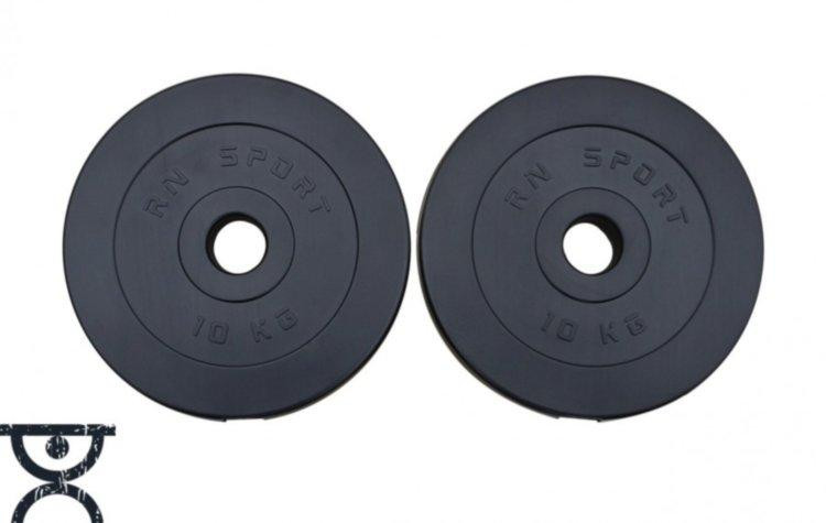 Штанга олімпійська на 110 кг Гантелі, гирі, штанги і диски з пластиковим покриттям Київ - фото 5