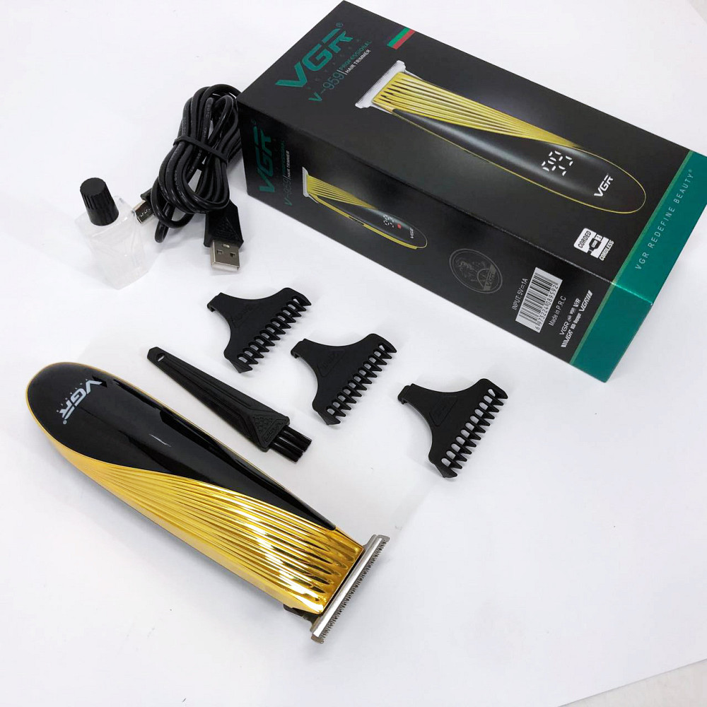 Машинка для стрижки волос с регулируемой насадкой, Универсальная машинка для стрижки головы и бороды QG-43 Львов - изображение 10