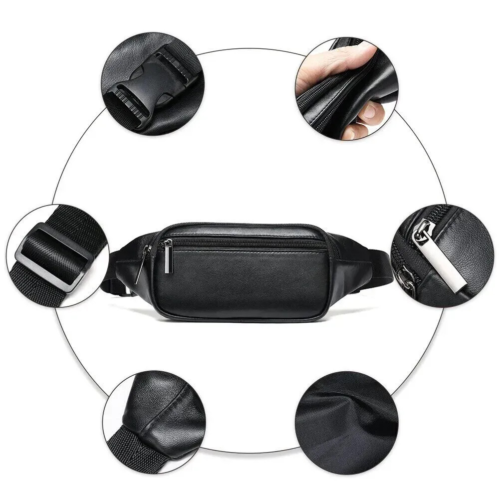 Повседневная мужская сумка на грудь, Бананка сумка, Мужская бананка на два отдела VG-87 Ивано-Франковск - изображение 6