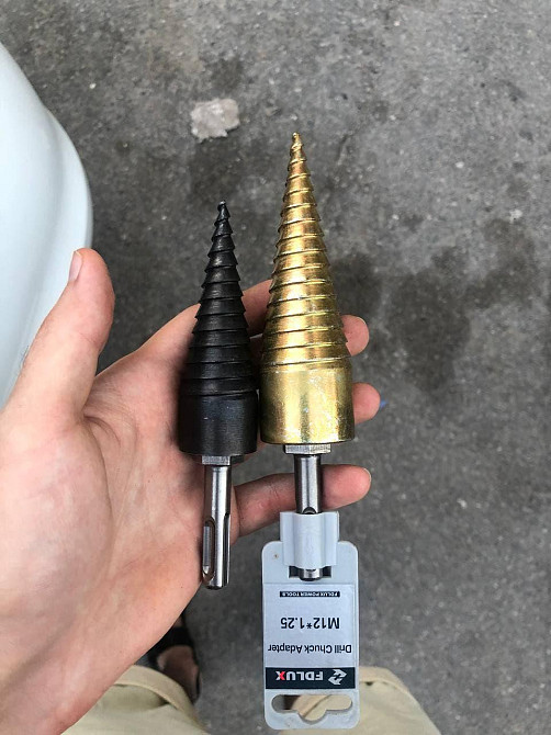 Виробники!!! Дровокол насадка під (на) перфоратор , шуруповерт, дриль конус, морквина на перфоратор Київ - фото 4