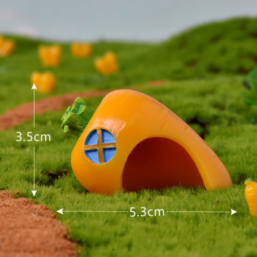 Набір фігурок зайчиків Морквяний Рай для мініатюри, декору, творчості 11 шт Одеса - фото 12