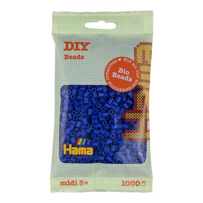 Набор для творчества Hama БИО синих бусины, 1000 шт термомозаика (HM-190-008) Винница - изображение 1