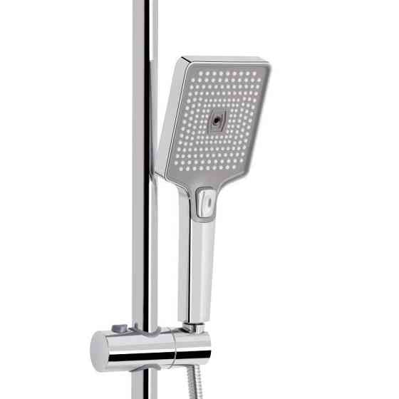 Душевая система из латуни Qtap Presto на три потребителя (с изливом) QTPRE111CRM45575 Chrome Харьков